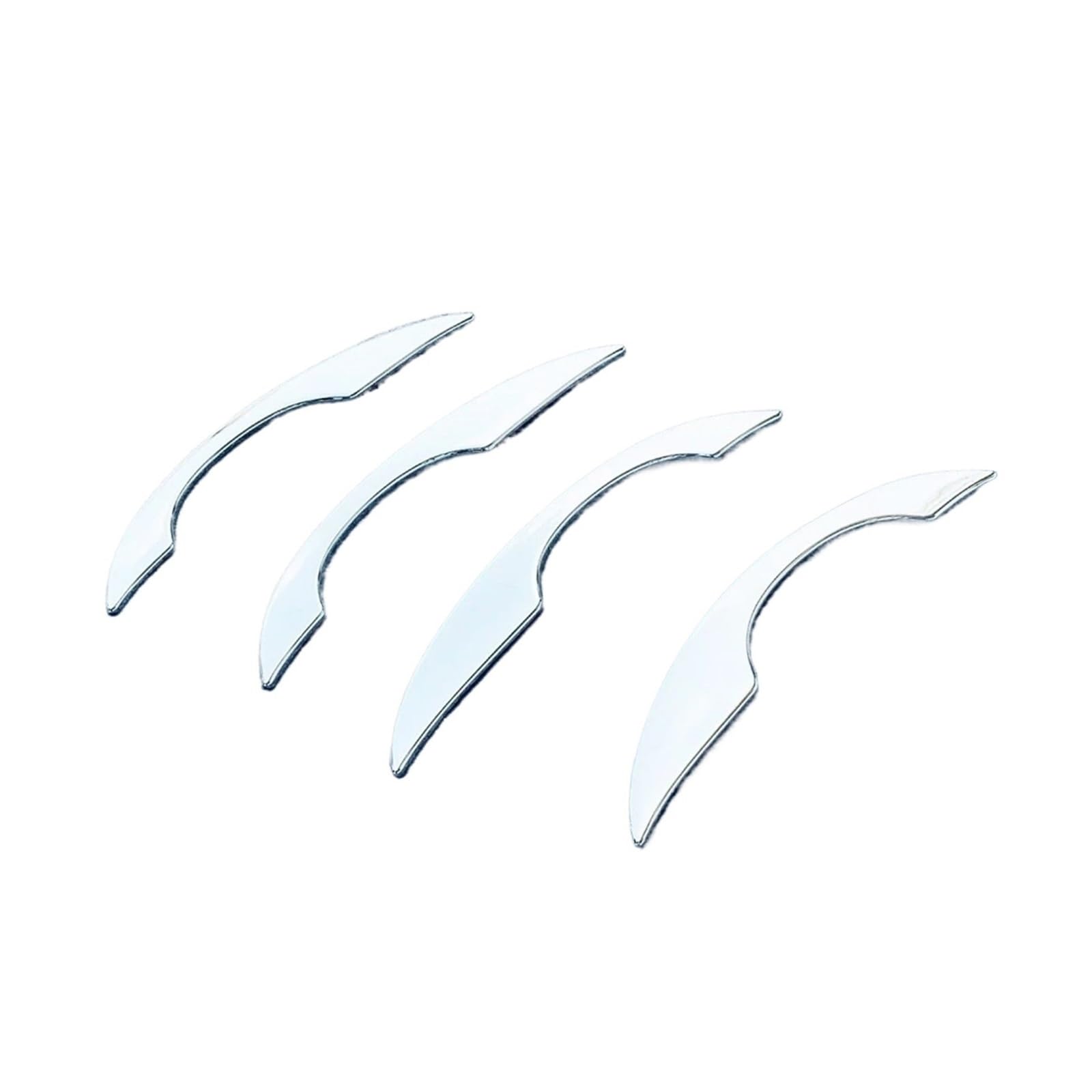 BERTGDA Seitentürgriffschalen-Abdeckungsverkleidung, passend for Toyota, Yaris Ativ 2022–2024, Chrom-Auto-Außentürgriffe, Cup-Rahmen-Zubehör Auto-Griffschalen-Abschirmung(Door handle strip) von BERTGDA