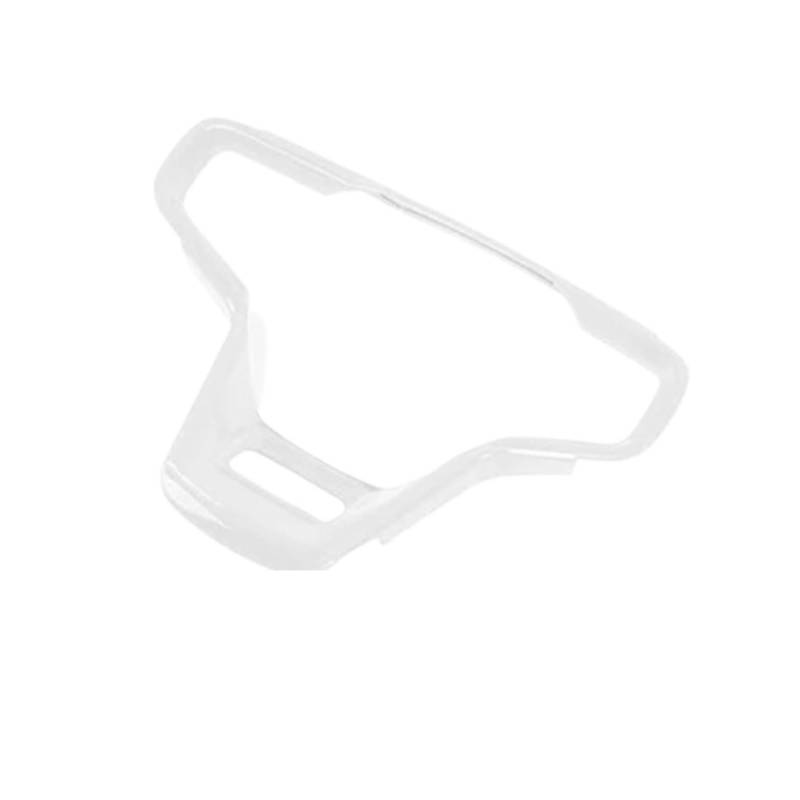 BERTGDA Zierabdeckung for die Autolenkradverkleidung, passend for Ford, Bronco 2021–2024, Innenzubehör, Weiß Lenkradschutzaufkleber von BERTGDA