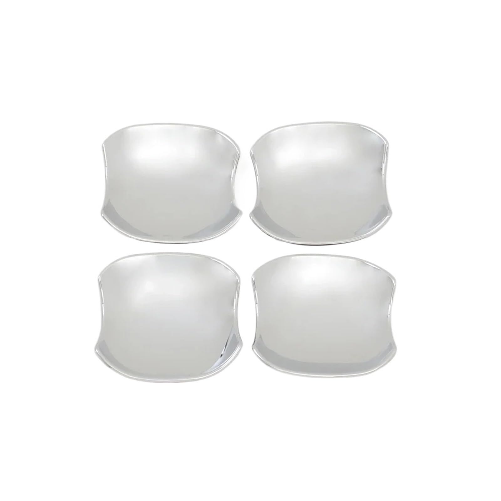 BERTGDA Zierleiste for Seitentürgriffschale, passend for Toyota, Camry XV70 2017–2023 Auto-Griffschalen-Abschirmung(ABS Chrome) von BERTGDA