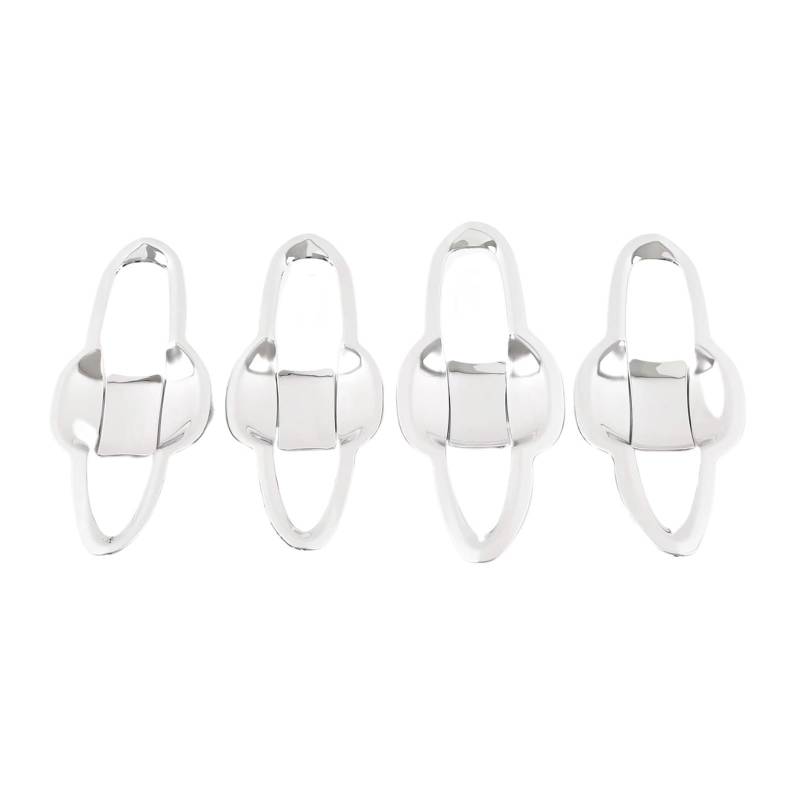 BERTGDA Zierleiste for Seitentürgriffschale, passend for Toyota, Camry XV70 2017–2023 Auto-Griffschalen-Abschirmung(Stainless Steel) von BERTGDA