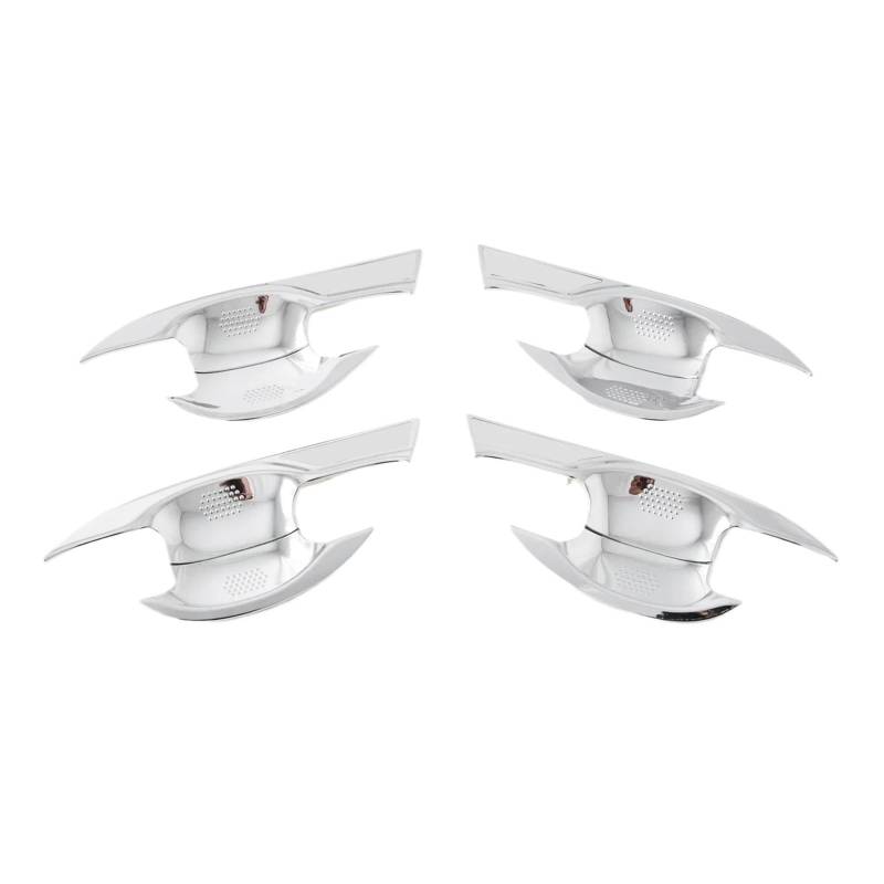 BERTGDA Zierleiste for die Seitentürgriffschale des Autos, passend for LEXUS, NX 250 350 350H 450H 2021–2024 Auto-Griffschalen-Abschirmung(Handle Cover(Chrome)) von BERTGDA