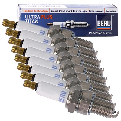 Beru 8x Zündkerze UPT8 für Alfa Romeo, Aston Martin, Bentley, Ferrari, Jeep, Land Rover, Maserati, Mercedes-Benz, Mg, Porsche, Rover Beru 8x Zündkerze UPT8 für Alfa Romeo, Aston Martin, Bentley, Ferrari, Jeep, Land Rover, Maserati, Mercedes-Benz, Mg, Porsche, Rover von BERU