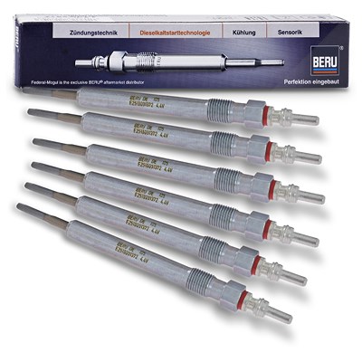 Beru 6x Glühkerze für Audi, Porsche, VW Beru 6x Glühkerze für Audi, Porsche, VW von BERU