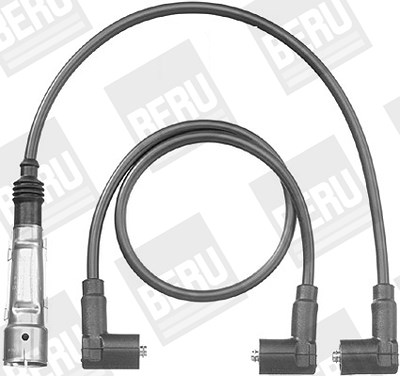 Beru Zündleitungssatz [Hersteller-Nr. ZEF562] für Seat, Skoda, VW von BERU