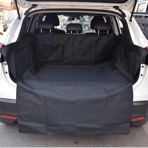 BERULL Auto Kofferraumschutz mit Hunde,für Dacia Sandero Stepway. Wasserdicht, rutschfest, maschinenwaschbar, mit Stoßfängerklappe,G-with Bag von BERULL