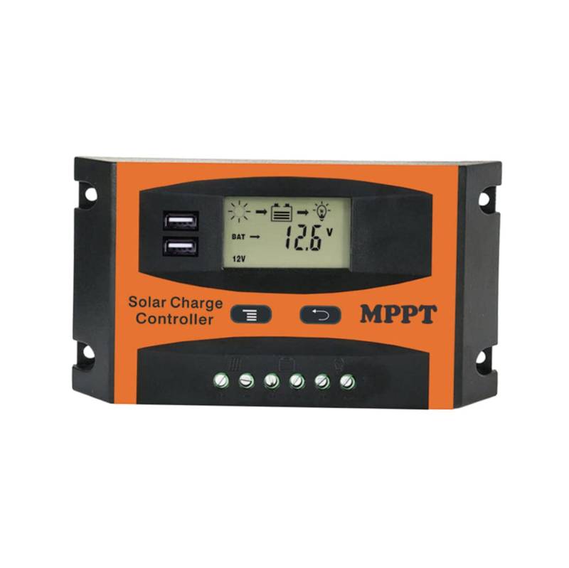BESPORTBLE 12v/24v Auto Mppt Bildschirm Solar Laderegler Solar Panel Batterie Regler Timer von BESPORTBLE