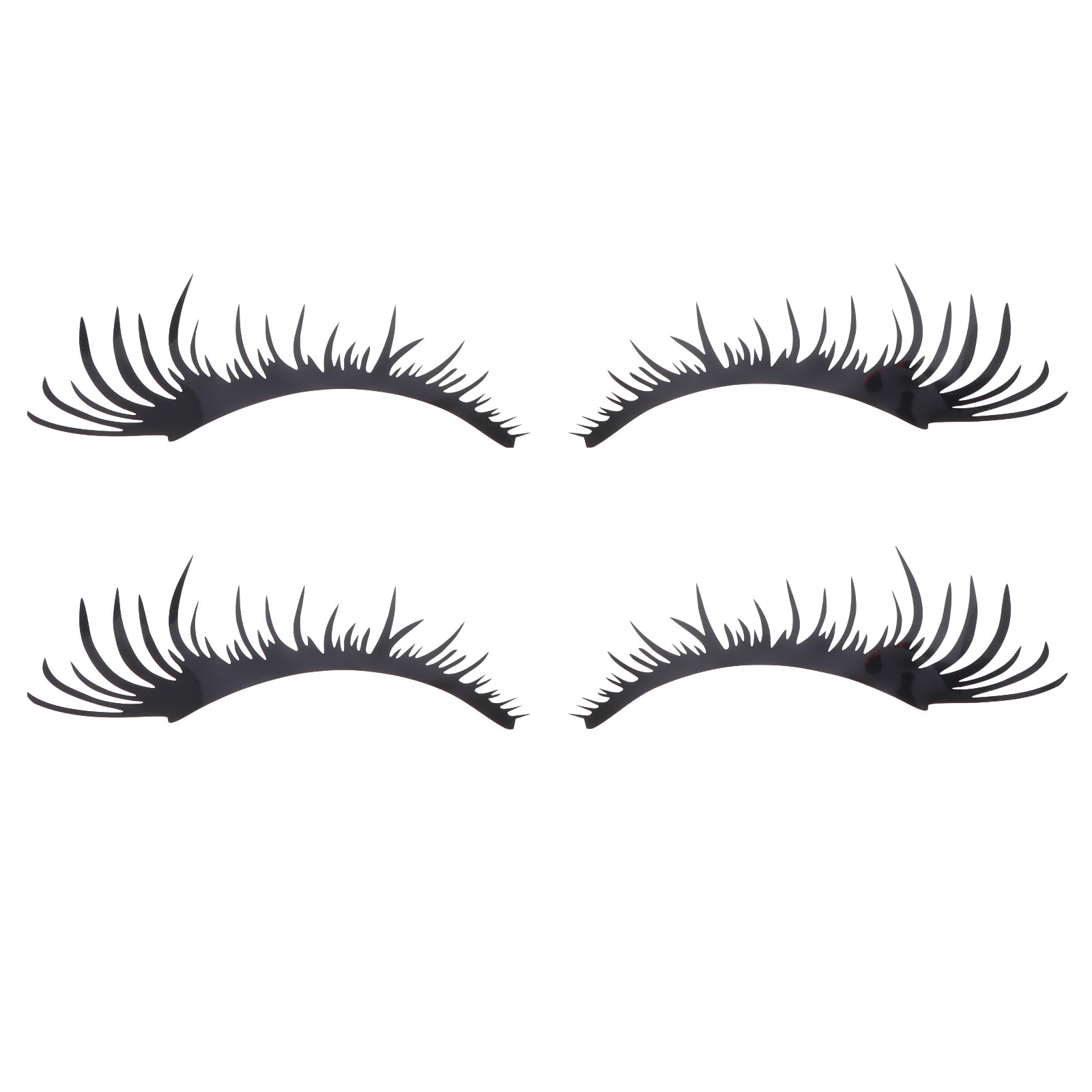 BESPORTBLE 2 Paare Augenbrauen Scheinwerfer Aufkleber Schwarz Wimpern Autoaufkleber Dekoration Karosserie Sticker Abnehmbar BESPORTBLE 2 Paare Augenbrauen Scheinwerfer Aufkleber Schwarz Wimpern Autoaufkleber Dekoration Karosserie Sticker Abnehmbar von BESPORTBLE