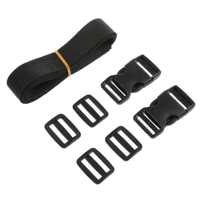 BESPORTBLE 2st Gurt Schlafsack Zubehör Gepäckband Verstellbarer Gummizug Gebrauchsbänder Mit Schnalle Schnallenriemen Ersatzteile Schlauchboot Wagen Ziehen Reisen Rucksack Polypropylen von BESPORTBLE
