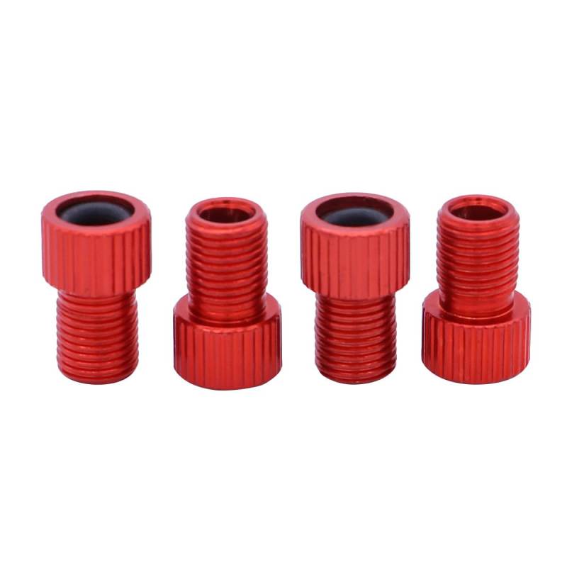 Presta Zu Ventiladapter für Fahrradpumpe: 4Stück Aluminiumlegierung Französisches Ventil Adapter Ventiladapter für Rennrad, Mountainbike von BESPORTBLE
