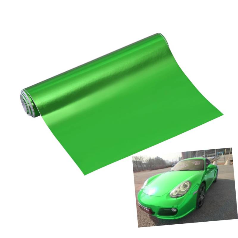 BESPORTBLE Auto Vinyl Folie Selbstklebend Grün Blasenfreies Wasserdichtes Design für Einfache Anwendung für Fahrzeugverpackung und Lackschutz UV von BESPORTBLE