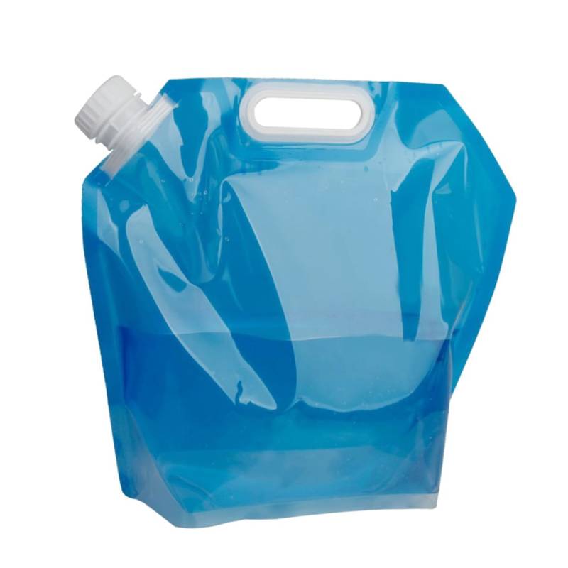 BESPORTBLE 10l Faltbarer Wasserbehälter Aus Pe Für Camping Wandern Picknick Und BBQ Praktische Wasseraufbewahrungstasche Blau Leicht Und Tragbar Mit Großem Schraubverschluss von BESPORTBLE