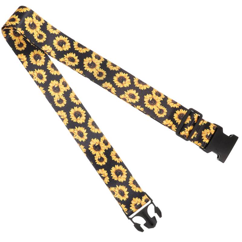 BESPORTBLE Gepäckgurt Mit Verstellbarer Schnalle Modischer Kofferband Mit Blumenmuster Sicherer Gurt Für Reisen Für Koffer Reisetaschen Robustes Design von BESPORTBLE