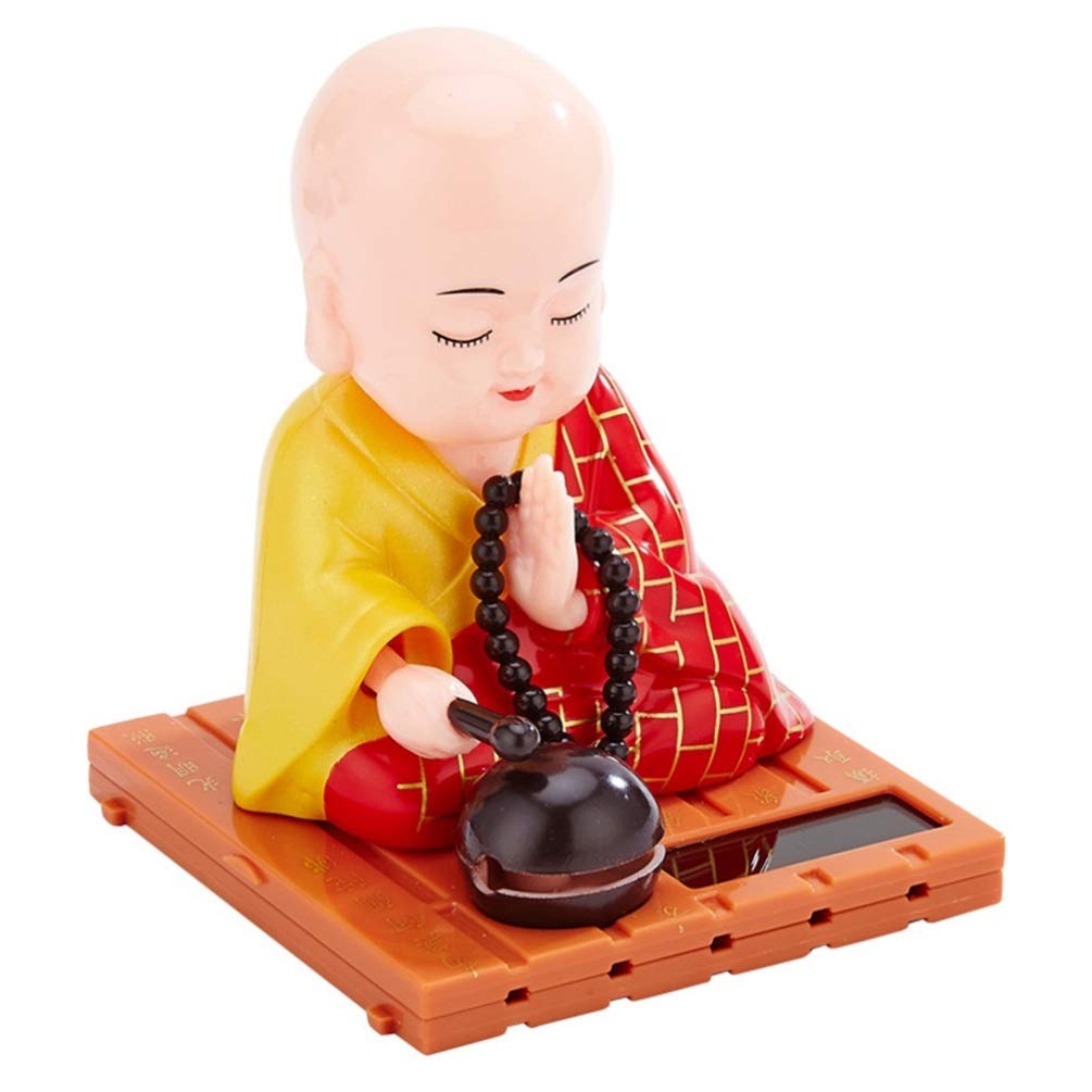BESPORTBLE Solar Powered Schütteln Kopf Buddhistischen Mönch Figuren Auto Dashboard Dekorationen BESPORTBLE Solar Powered Schütteln Kopf Buddhistischen Mönch Figuren Auto Dashboard Dekorationen von BESPORTBLE