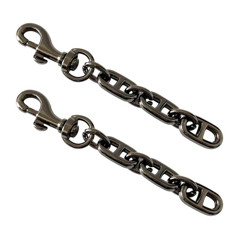 2 Stück Handtaschengurt-Verlängerung aus Metall für Handtaschen und Umhängetaschen von BESSTUUP