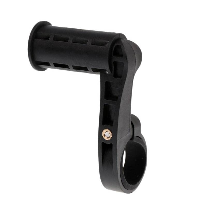 BESSTUUP Fahrrad Lenker Verlängerung Lampenhalter Halterung Extender, 31.8mm, Schwarz von BESSTUUP