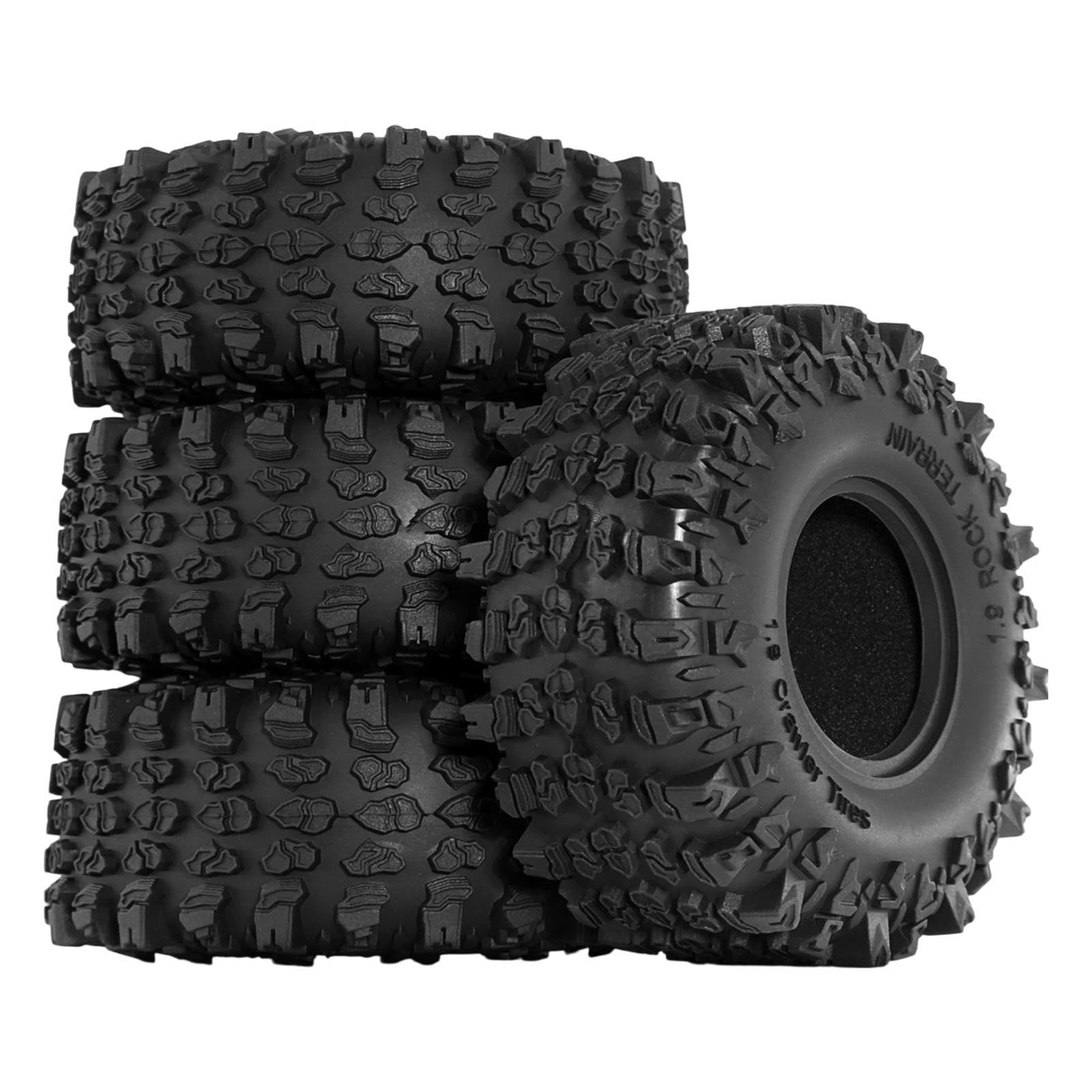 RC Crawler SCX10 1:10 RC Crawler Auto Reifen Set mit 4 Stück Leicht und einfach zu installieren RC Crawler SCX10 1:10 RC Crawler Auto Reifen Set mit 4 Stück Leicht und einfach zu installieren von BESSTUUP