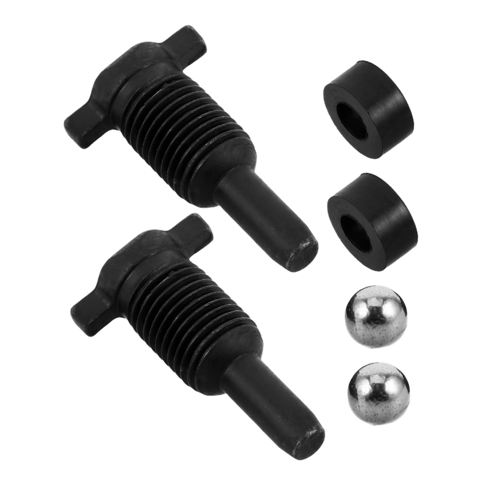 BESTOYARD 2Stücke Hydraulische Wagenheber Ölrücklaufventile Metallkugel Ölpumpenstecker mit Dichtungen Vielseitig Einsetzbar für Effiziente Hebegeräte Langlebig und Verschleißfest von BESTOYARD