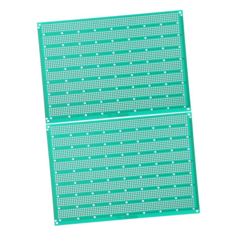 BESTOYARD 2Stücke Pcb Einzelseitige Grüne Leiterplatten für Elektronische Projekte Anfängerfreundlich Multifunktional für DIY Experimente und Schaltungsdesign von BESTOYARD
