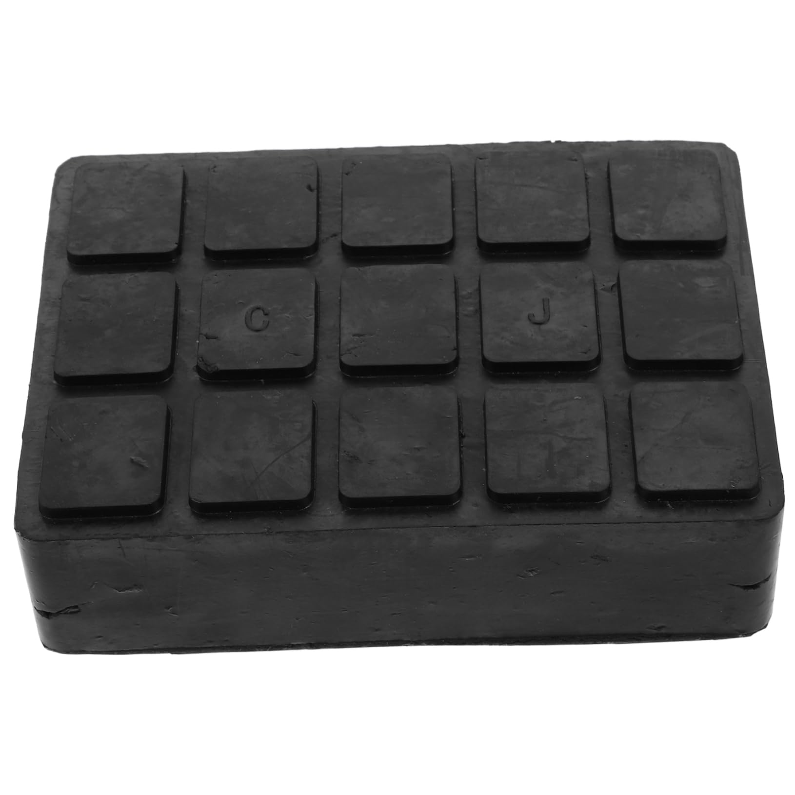 BESTOYARD Wagenheber Pad für Autoheber Höhenverstellbar Teiliges Rutschfester Gummiblock für Reifenwechsel Einsetzbar von BESTOYARD