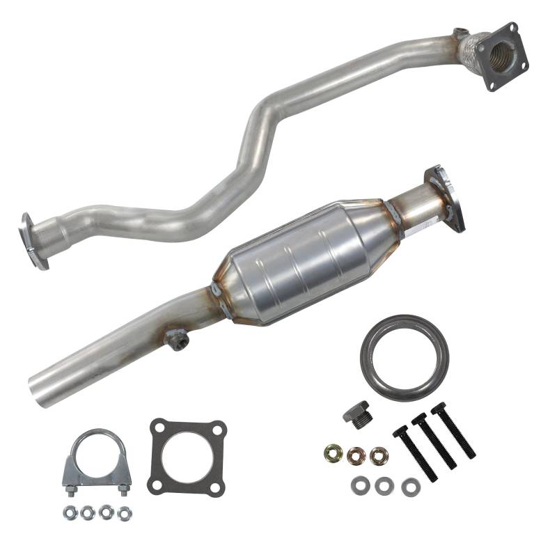 BESTPRICE Katalysator + Abgasrohr inkl. Anbaumaterial Kompatibel mit VW GOLF 4 (1J1), GOLF 4 Variant (1J5) von BESTPRICE