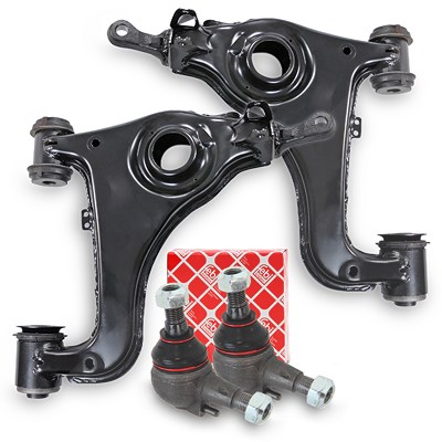 Bestprice 2x Querlenker + 2x FEBI Traggelenke vorne für Mercedes-Benz Bestprice 2x Querlenker + 2x FEBI Traggelenke vorne für Mercedes-Benz von BESTPRICE