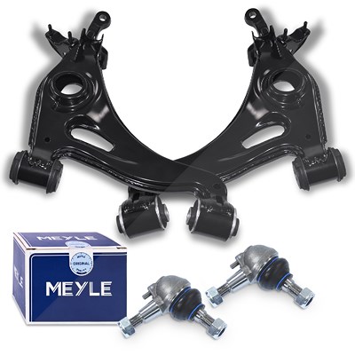Bestprice 2x Querlenker + 2x MEYLE Traggelenk vorne für Mercedes-Benz von BESTPRICE