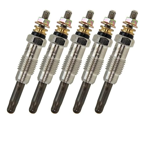 BESTPRICE 5x Glühkerze nachglühfähig Kompatibel mit GM KOREA KORANDO, MUSSO, MERCEDES-BENZ 124, E-Klasse, G-Klasse, T1, T1/TN, SSANGYONG KORANDO, MUSSO, REXTON von BESTPRICE