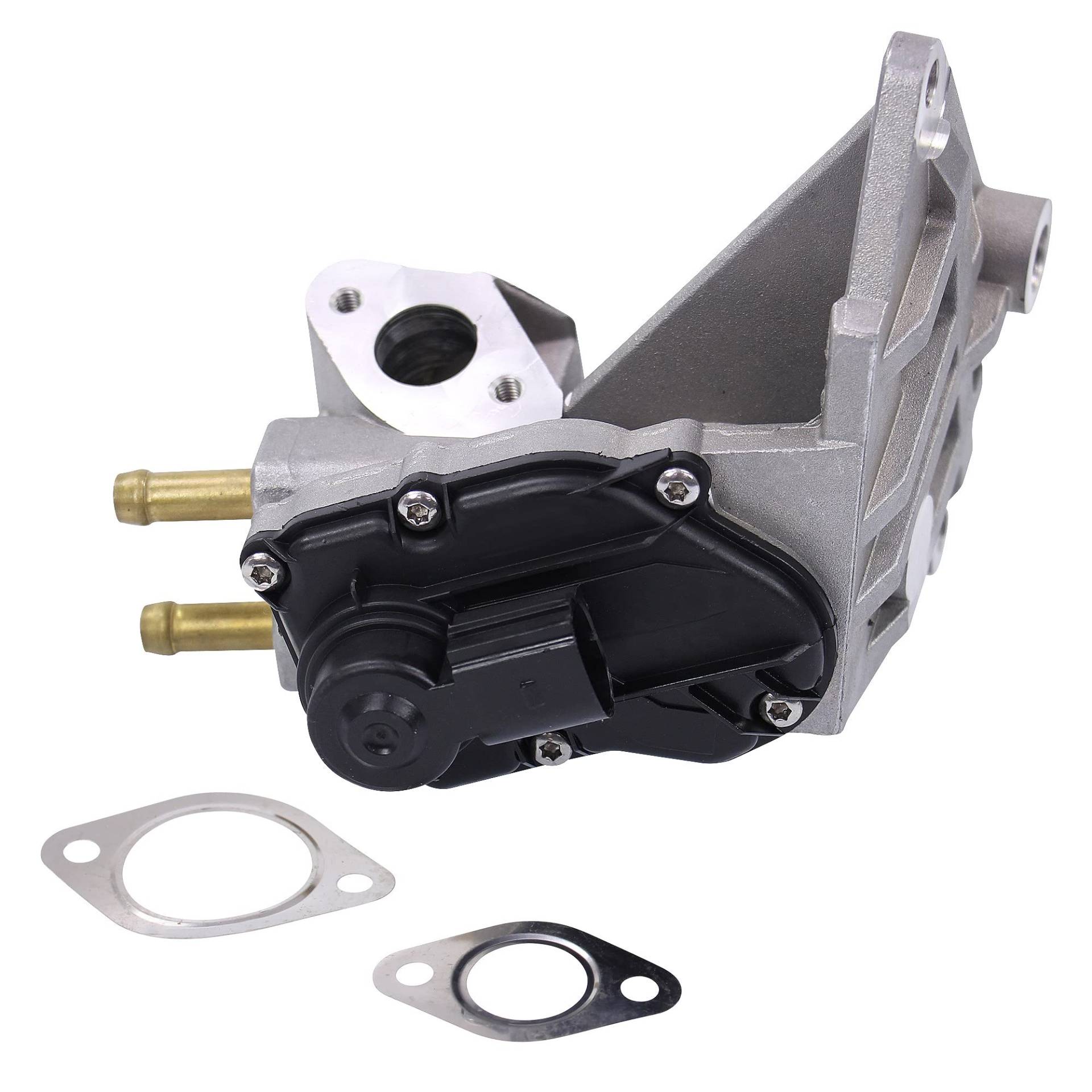 BESTPRICE 1x AGR Ventil elektrisch 5-polig inkl. Dichtung Kompatibel mit A udi A3, SEAT ALTEA, LEON, TOLEDO, SKODA OCTAVIA 2, VW EOS, GOLF PLUS 5, GOLF 5, JETTA, PASSAT B6, TOURAN (1T1, 1T2) von BESTPRICE