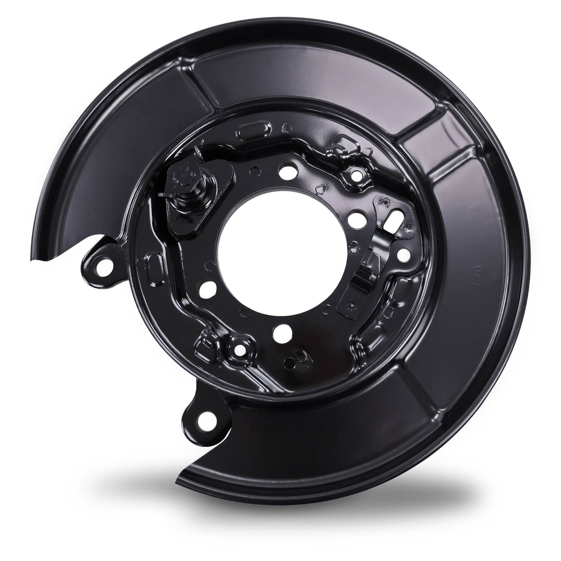 BESTPRICE 1x Ankerblech hinten rechts Spritzbelch Deckblech für Bremsscheibe Kompatibel mit NISSAN JUKE (F15), QASHQAI/QASHQAI +2 I (J10, NJ10, JJ10E), X-TRAIL II (T31), RENAULT KOLEOS I (HY_) von Homry