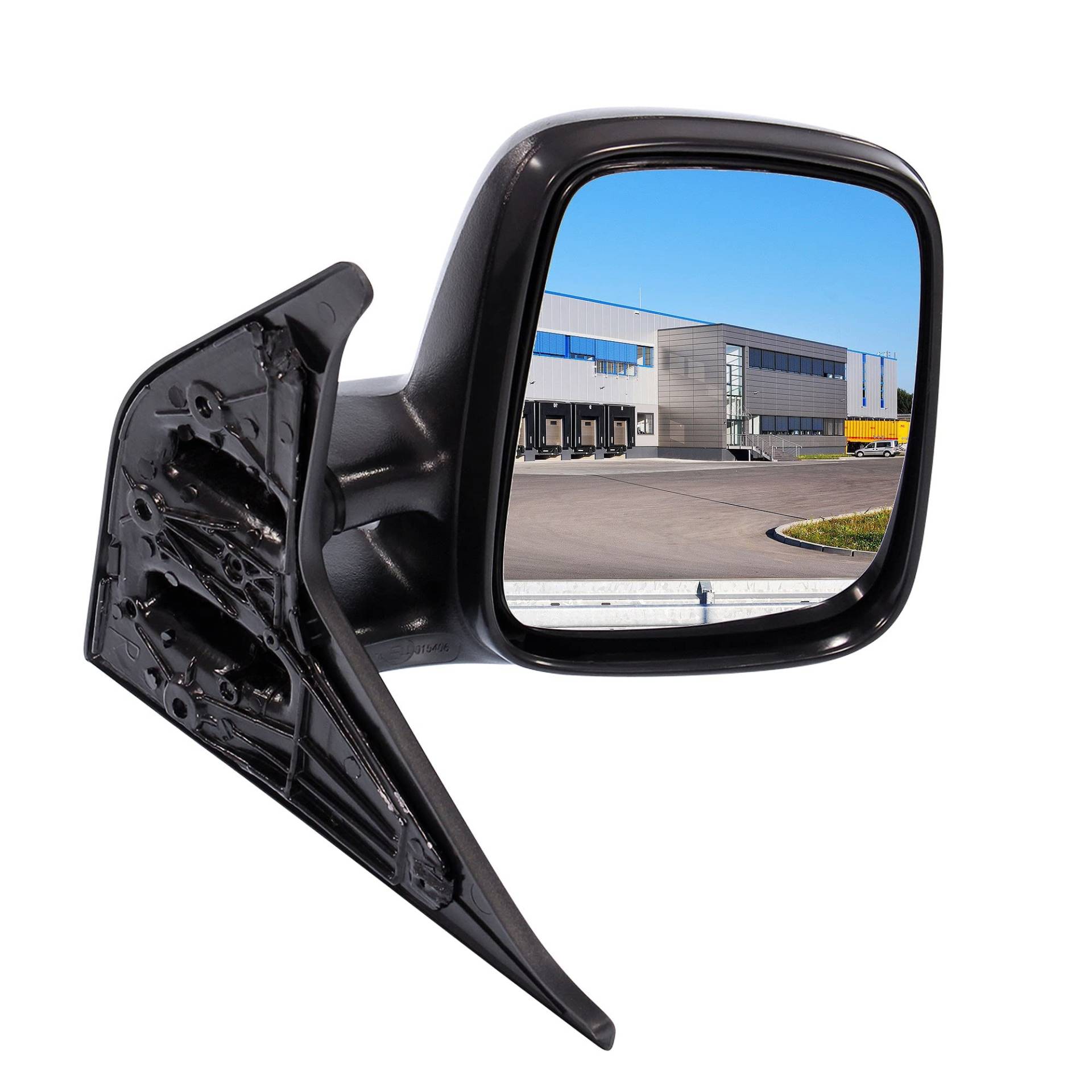 BESTPRICE 1x Elektrischer Außenspiegel rechts Seitenspiegel konvex Kompatibel mit VW TRANSPORTER T4 Bus (70B, 70C, 7DB, 7DK, 70J, 70K, 7DC, 7DJ), TRANSPORTER T4 Kasten (70A, 70H, 7DA, 7DH), von BESTPRICE
