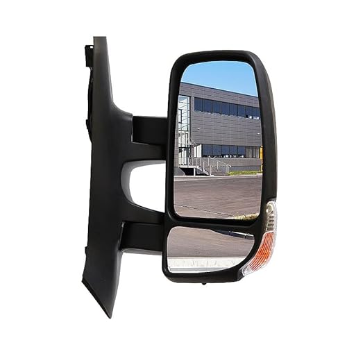 BESTPRICE 1x Elektrischer Außenspiegel rechts beheizbar mit Temperatursensor Seitenspiegel konvex mit Weitwinkelspiegel mit Weitwinkelspiegel Kompatibel mit NISSAN NV400 Bus (X62, X62B), NV400 Kasten von Homry