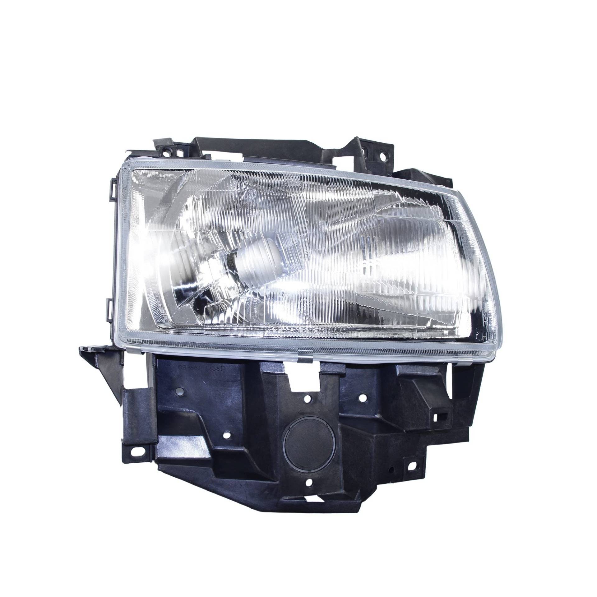 BESTPRICE 1x Hauptscheinwerfer vorne rechts H4 Frontscheinwerfer ohne Stellmotor für Typ Valeo, Kompatibel mit VW TRANSPORTER T4 BESTPRICE 1x Hauptscheinwerfer vorne rechts H4 Frontscheinwerfer ohne Stellmotor für Typ Valeo, Kompatibel mit VW TRANSPORTER T4 von BESTPRICE