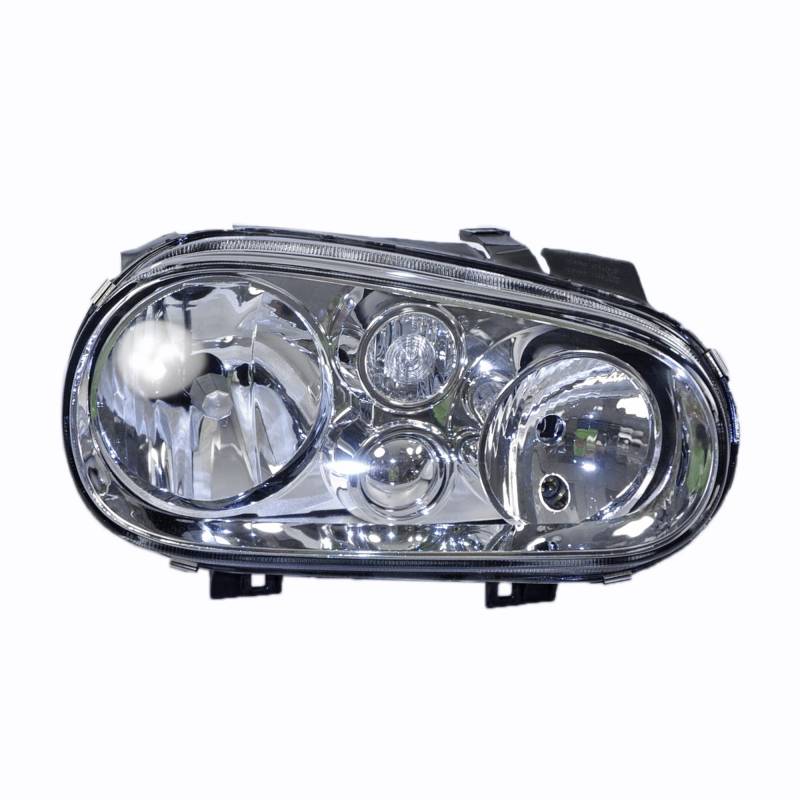 BESTPRICE 1x Hauptscheinwerfer vorne rechts H7 / H1 Frontscheinwerfer ohne Stellmotor, Kompatibel mit VW GOLF IV (1J1), GOLF IV Cabriolet (1E7), GOLF IV Variant (1J5) von Homry