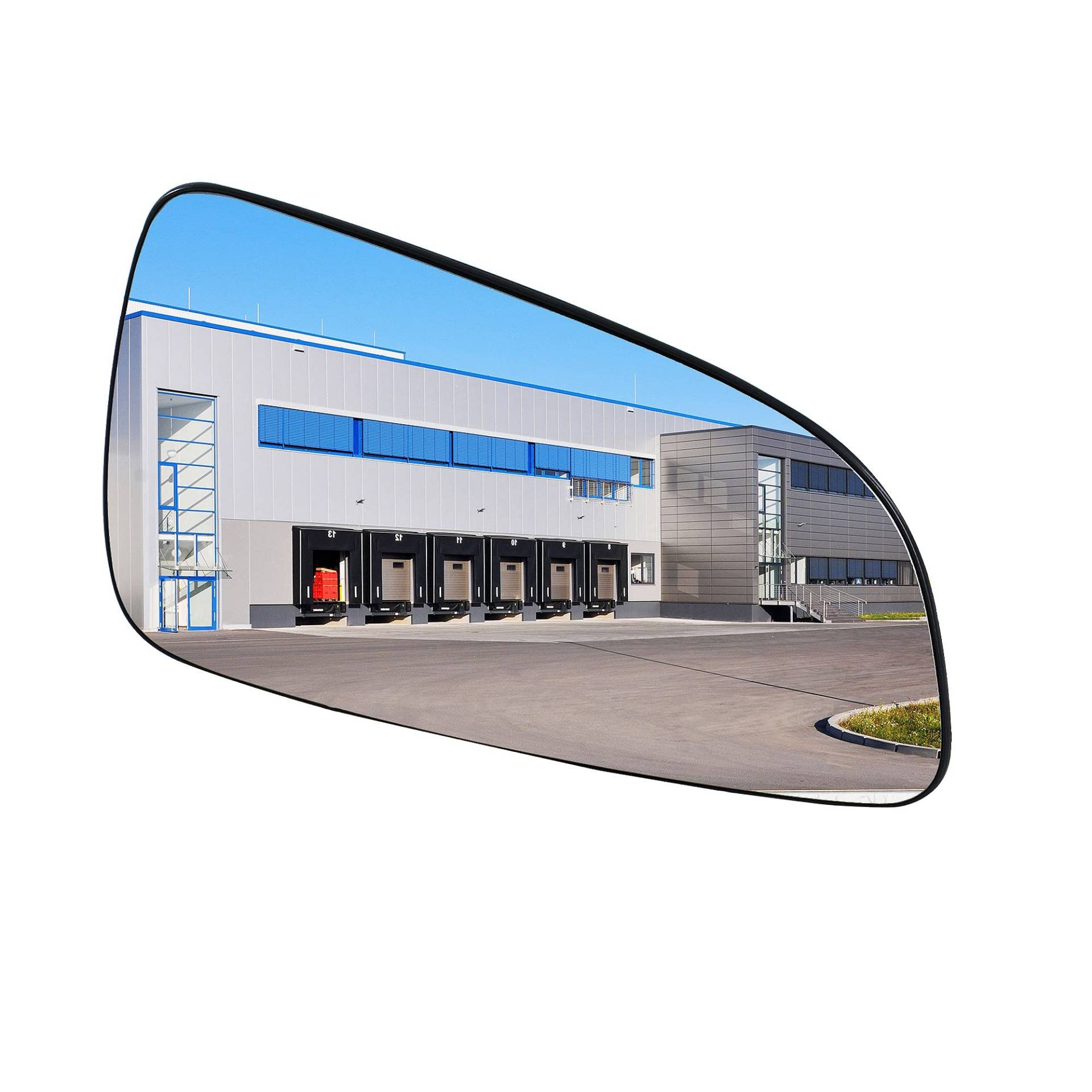 BESTPRICE 1x Spiegelglas rechts Außenspiegel Seitenspiegelglas konvex Kompatibel mit OPEL ASTRA H (A04), ASTRA H Caravan (A04), ASTRA H CLASSIC Kombi (A04), ASTRA H GTC (A04), ASTRA H Kasten/Kombi (L7 von BESTPRICE