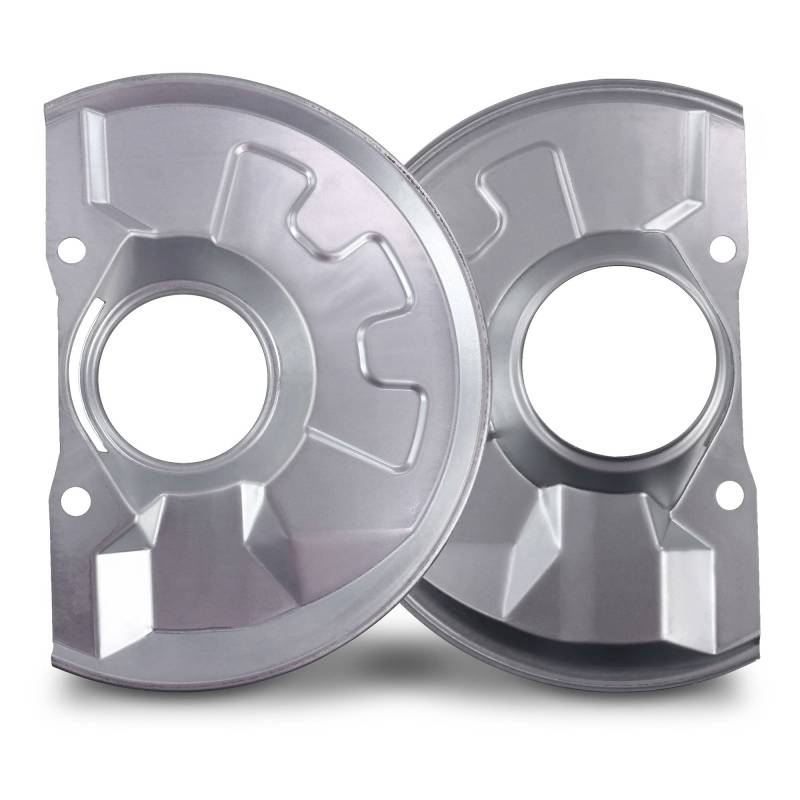 BESTPRICE 2x Ankerblech vorne links & rechts Spritzbelch Deckblech für Bremsscheibe Kompatibel mit MITSUBISHI CARISMA (DA_), SPACE STAR (DG_A), VOLVO S40 I (644), V40 Kombi (645) von BESTPRICE