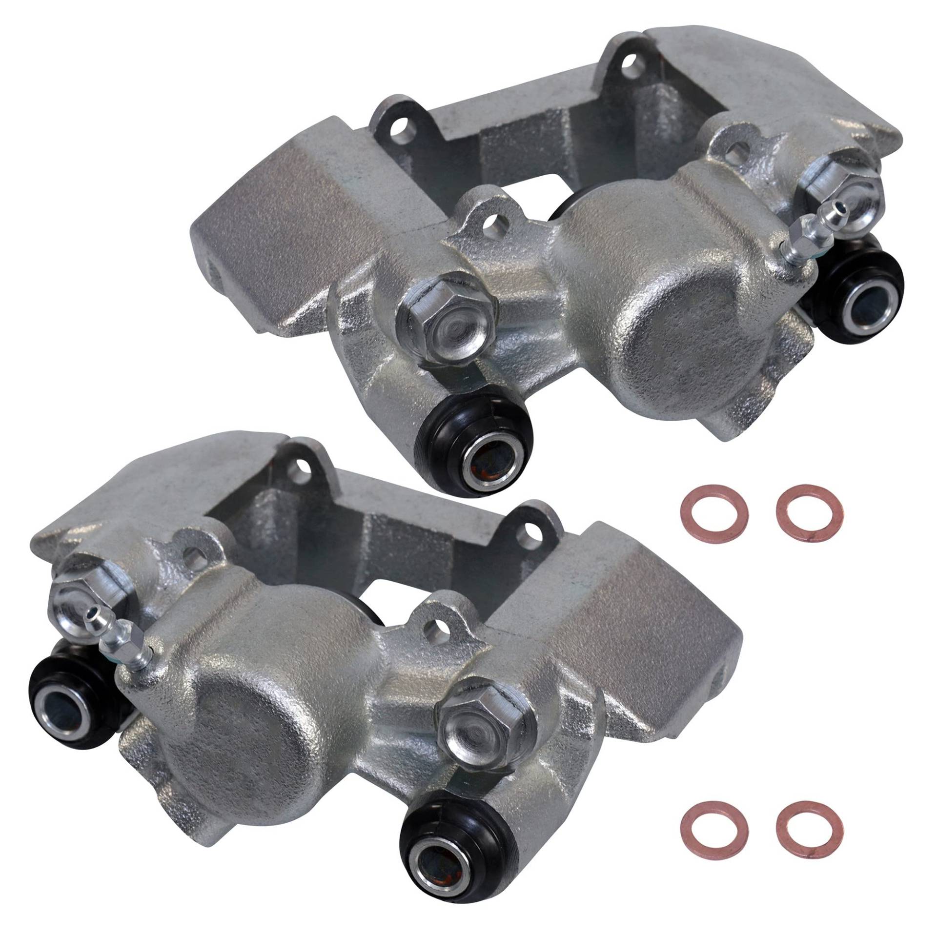 BESTPRICE 2x Bremssattel hinten links und rechts Bremszange mit 1 Kolben, Kompatibel mit TOYOTA YARIS (_P1_) von BESTPRICE