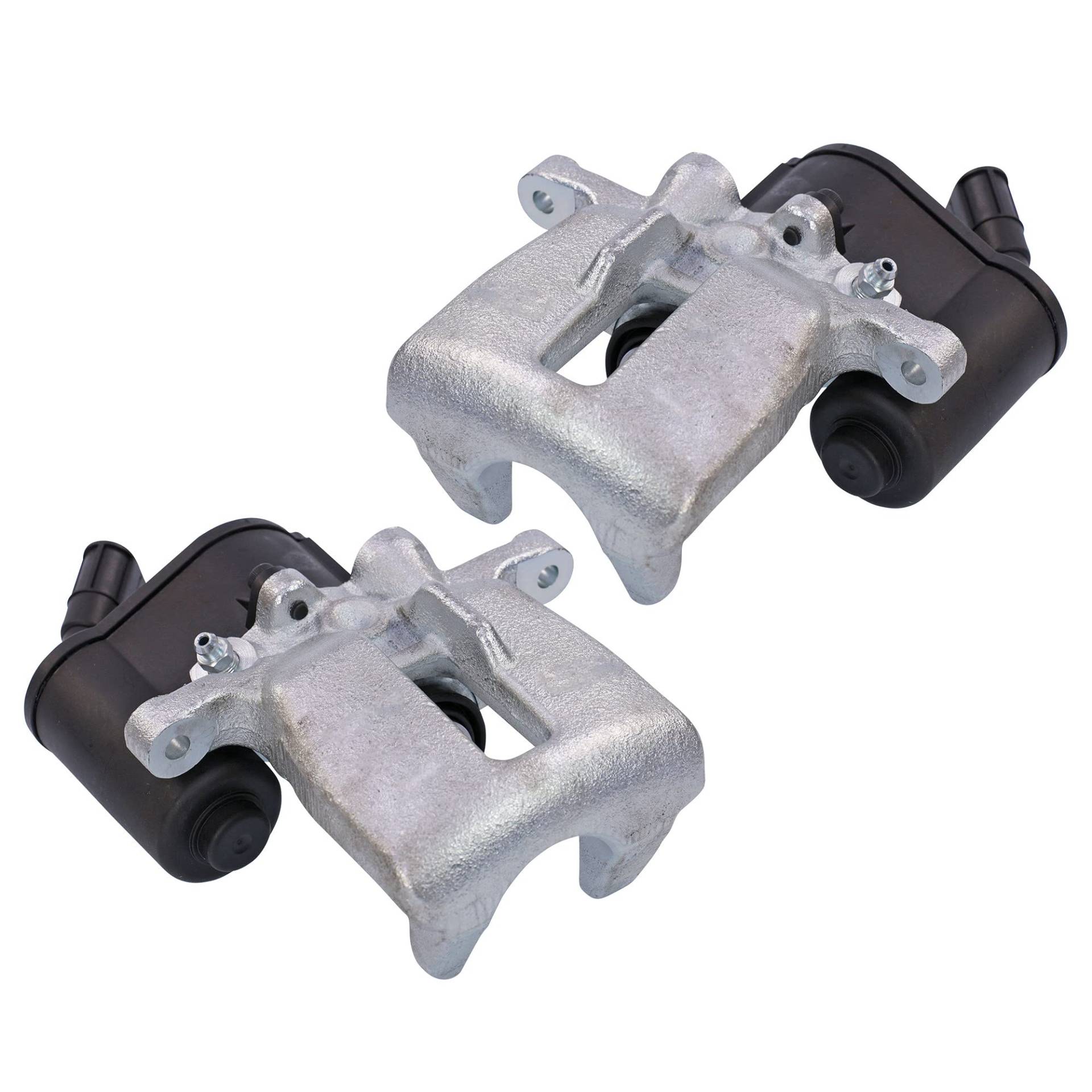 BESTPRICE 2x Bremssattel hinten links und rechts mit Stellelement für elektronische Festellbremse Bremszange, Kompatibel mit A udi A6 Allroad C6 (4FH), A6 C6 (4F2), A6 C6 Avant (4F5) von ENVA MADE FOR QUALITY