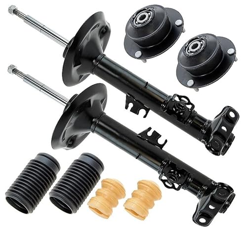 BESTPRICE 2x Gasdruck Stoßdämpfer Vorne Federbein inkl. Domlager & Staubschutzsatz, Kompatibel mit BMW 3er (E36), 3 Cabriolet (E36), 3 Compact (E36), 3 Coupe (E36), 3 Touring (E36) von ENVA MADE FOR QUALITY