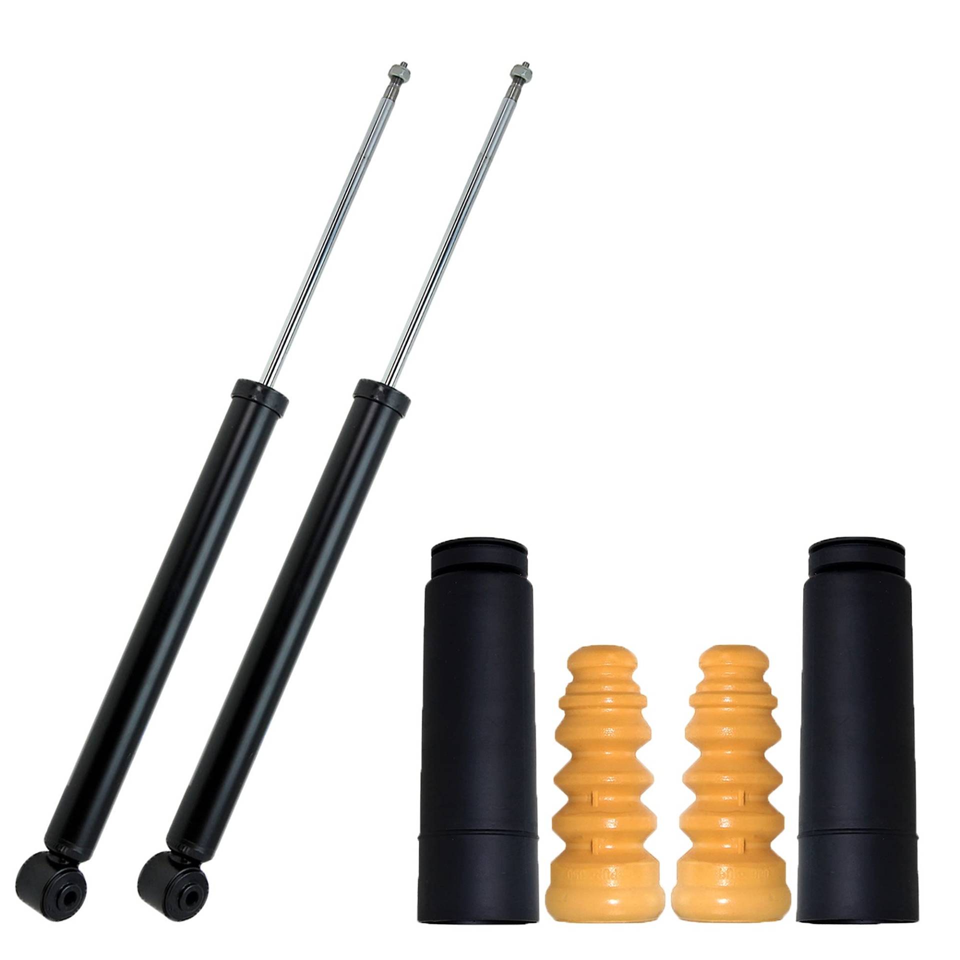 BESTPRICE 2x Gasdruck Stoßdämpfer hinten Federbein inkl Staubschutzsatz Staubschutzkappen, Kompatibel mit SKODA OCTAVIA 1 Kombi (1U5); VW BORA Variant (1J6), GOLF 4 Variant (1J5) von Homry