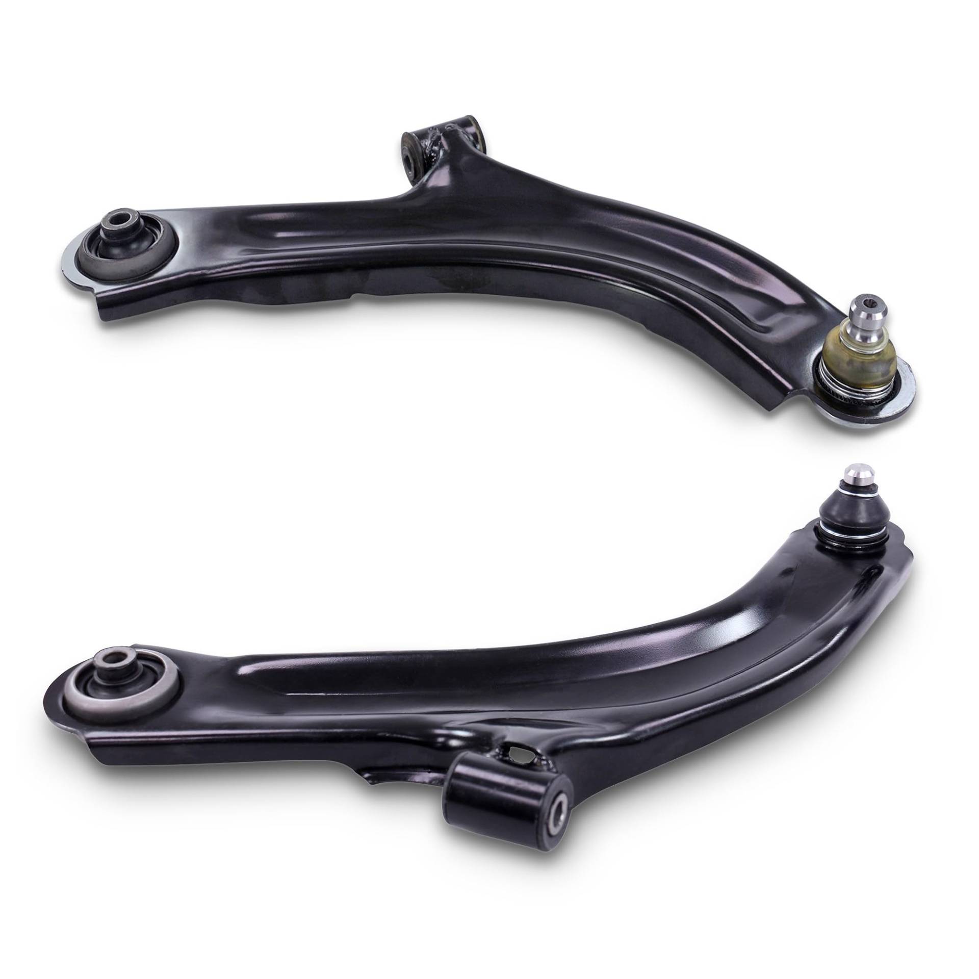 BESTPRICE 2x Querlenker Vorderachse vorne unten links & rechts Kompatibel mit RENAULT CLIO III (BR0/1, CR0/1), CLIO III Grandtour (KR0/1_), MODUS/GRAND MODUS (F/JP0_) von Homry