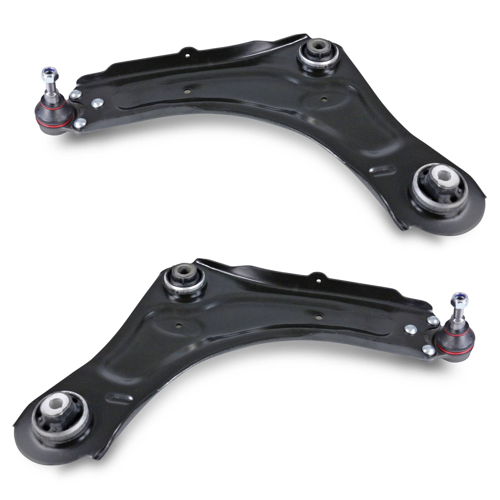 BESTPRICE 2x Querlenker mit Traggelenk vorne Kompatibel mit RENAULT MEGANE (EZ0/1_ (KZ0/1)(BZ_) (BZ0/1_, B3_)(DZ0/1_), SCÉNIC III (JZ0/1_ (J9_), GRAND SCÉNIC (R9_)(JZ0/1_), FLUENCE (L3_) von BESTPRICE