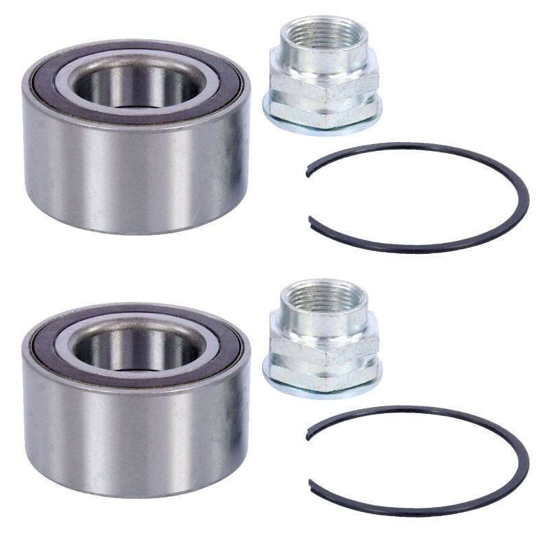 BESTPRICE 2x Radlager vorne oder hinten Radlagersatz Radlager Set, Kompatibel mit FIAT 500 (312_), PANDA (169_) (312_, 319_), SEICENTO / 600 (187_),FORD KA (RU8),LANCIA YPSILON (312_) von ENVA MADE FOR QUALITY