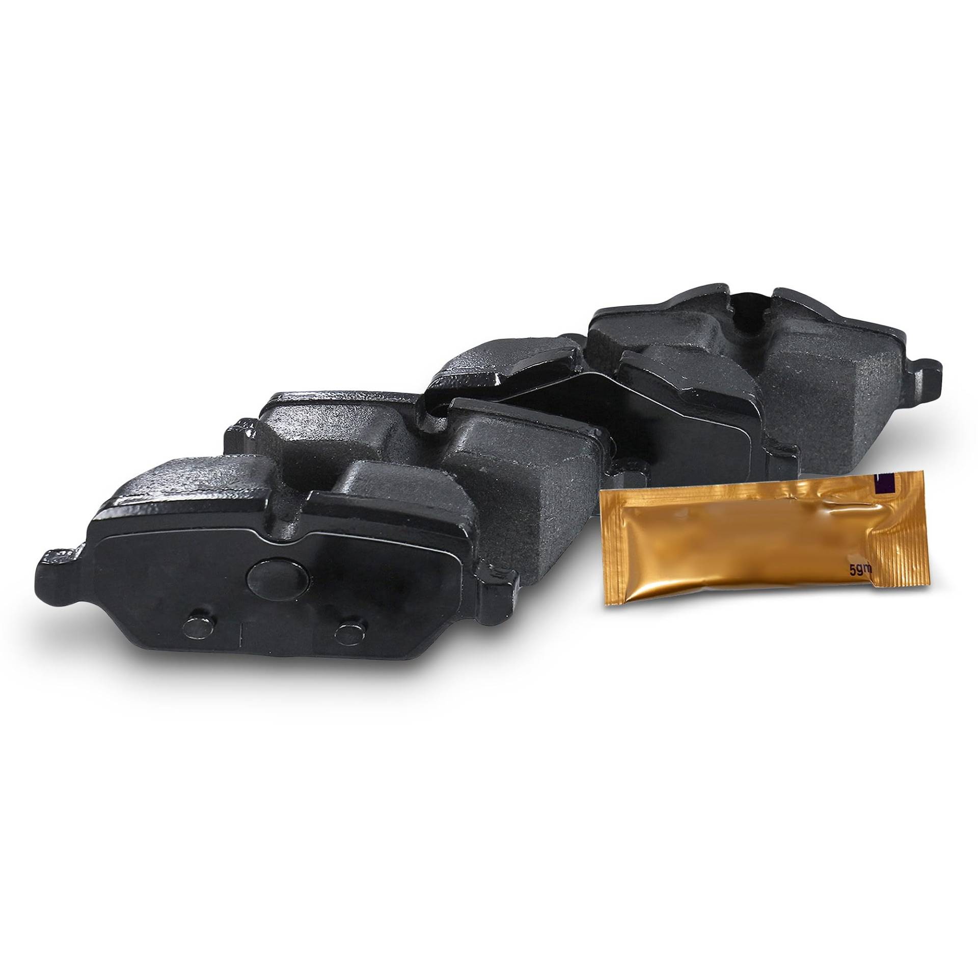 BESTPRICE Bremsbelagsatz Hinterachse, Bremsbeläge Bremsklötze hinten, 4 Stück, Kompatibel mit BMW 1er (E81), 1 (E87), 3 (E90), 3 Coupe (E92); MINI MINI COUNTRYMAN (R60), MINI PACEMAN (R61) von BESTPRICE