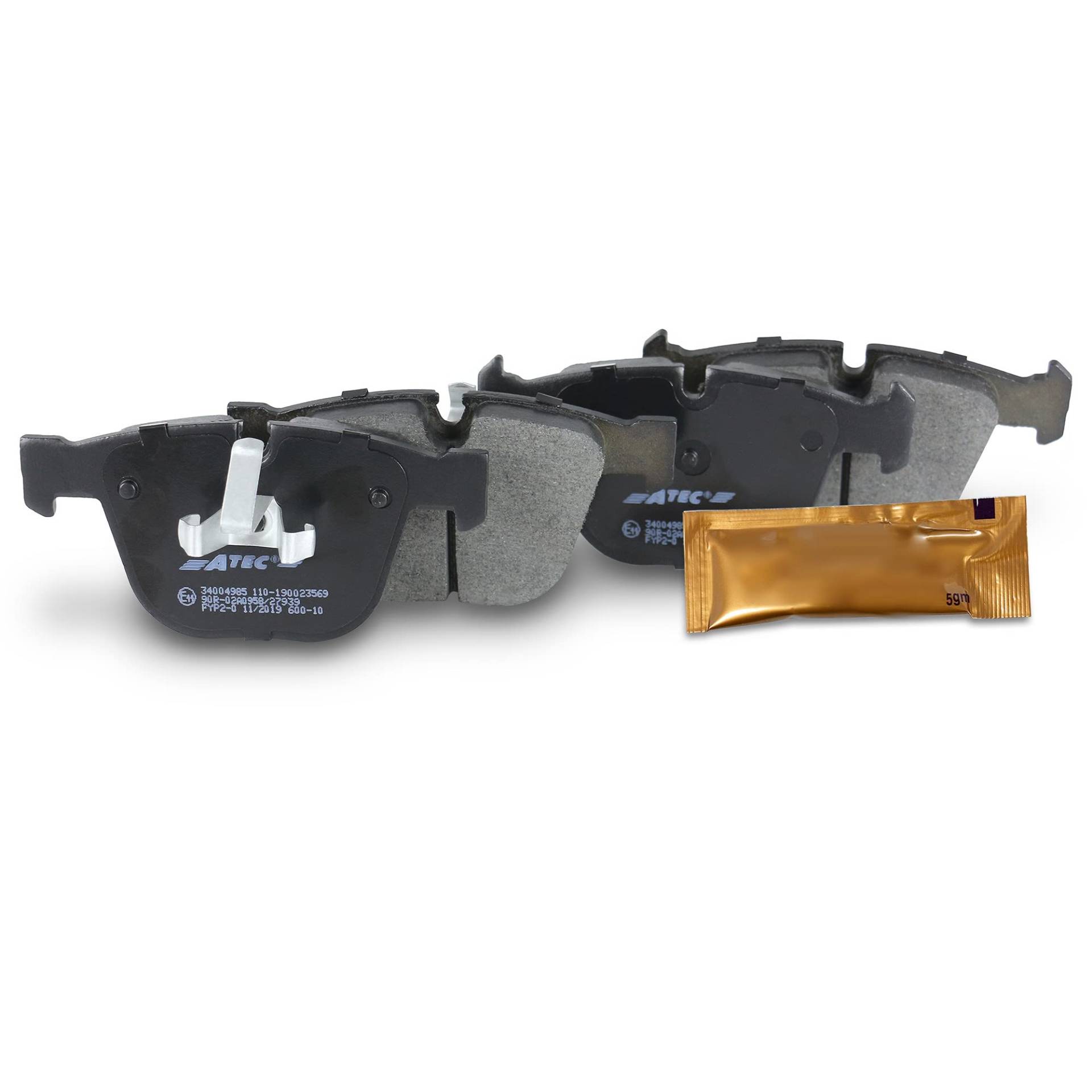 BESTPRICE Bremsbelagsatz Hinterachse, Bremsbeläge Bremsklötze hinten, 4 Stück, Kompatibel mit BMW 5er Gran Turismo (F07), 7 (F01, F02, F03, F04) BESTPRICE Bremsbelagsatz Hinterachse, Bremsbeläge Bremsklötze hinten, 4 Stück, Kompatibel mit BMW 5er Gran Turismo (F07), 7 (F01, F02, F03, F04) von Homry