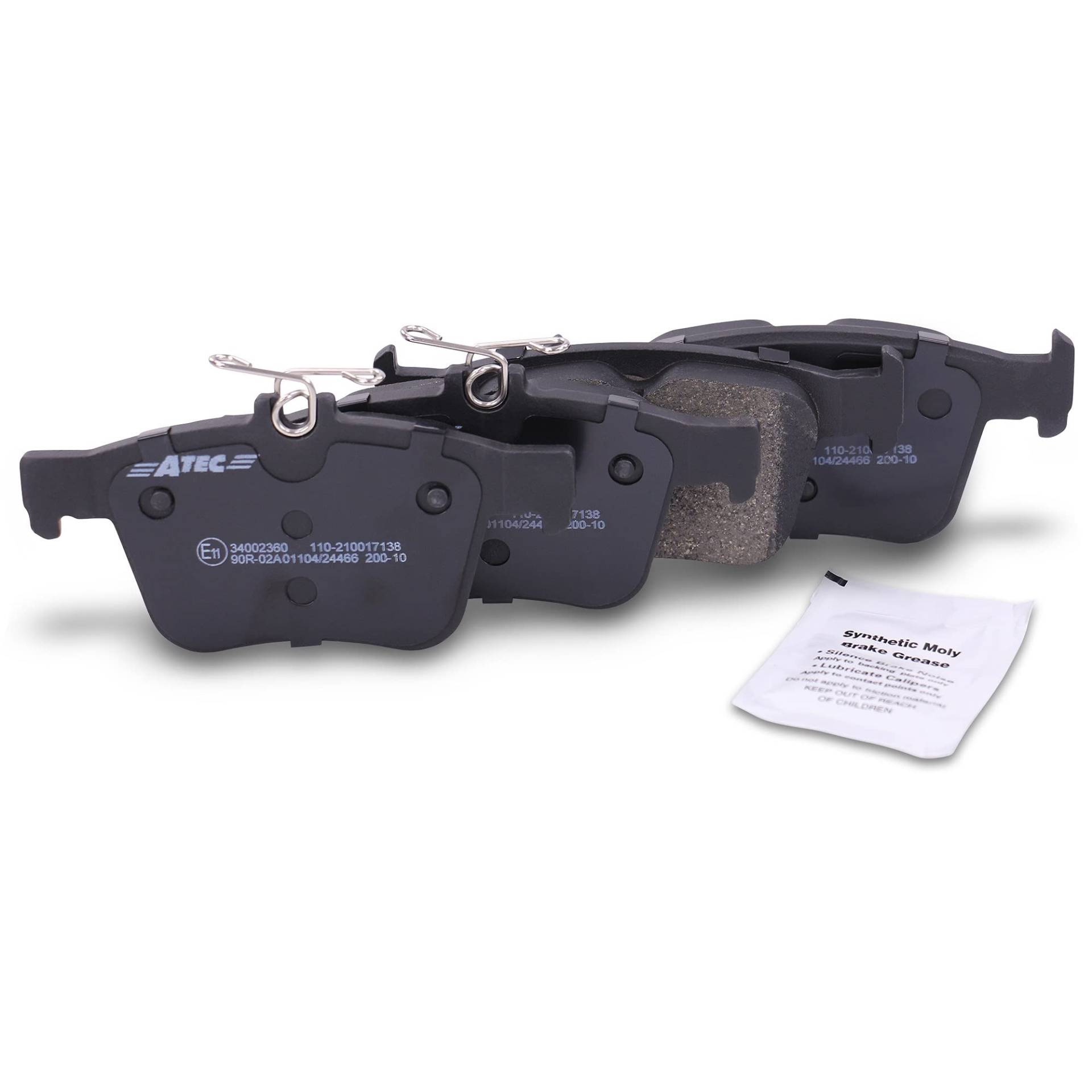 BESTPRICE Bremsbelagsatz Hinterachse, Bremsbeläge Bremsklötze hinten, 4 Stück BESTPRICE Bremsbelagsatz Hinterachse, Bremsbeläge Bremsklötze hinten, 4 Stück von Homry