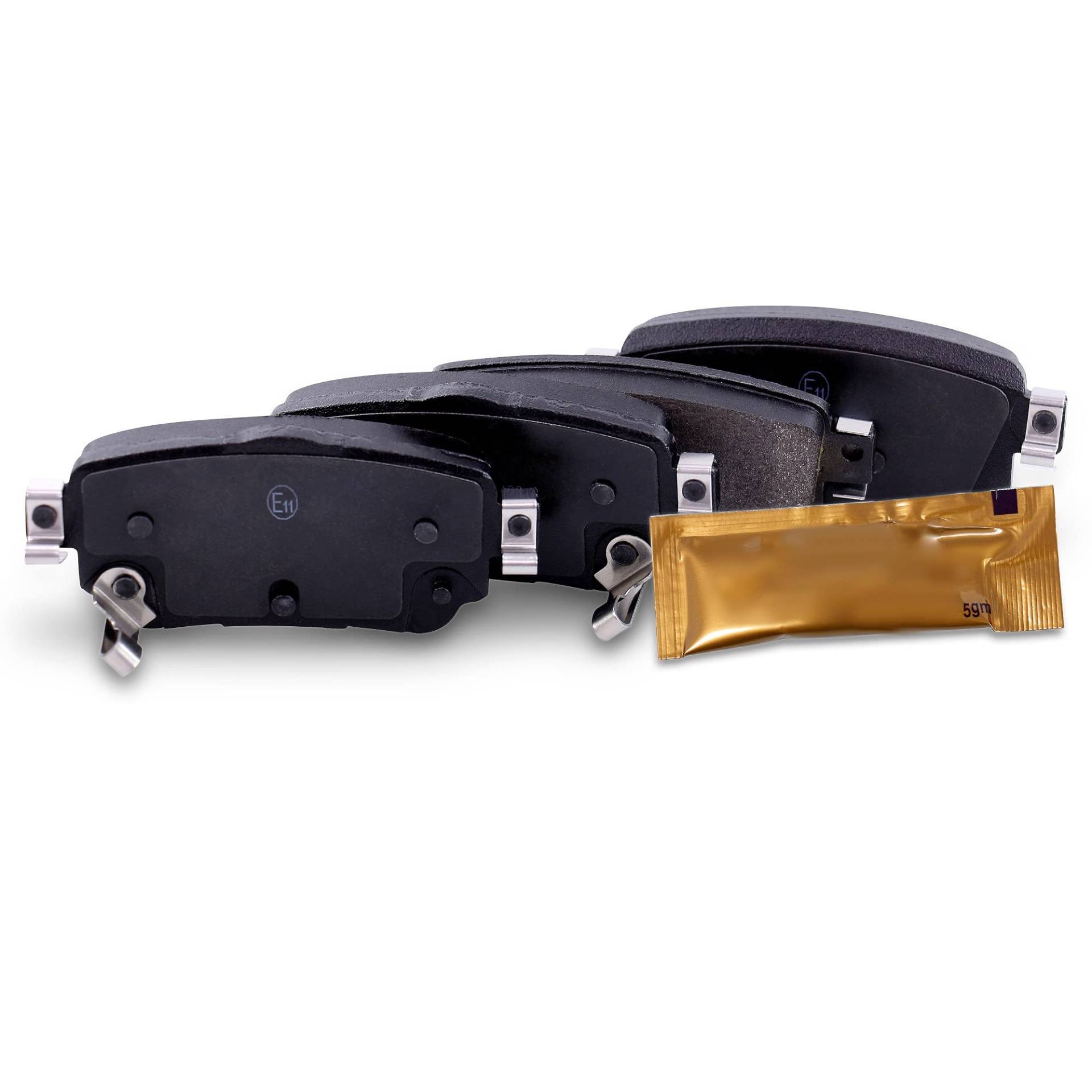 BESTPRICE Bremsbelagsatz Hinterachse, Bremsbeläge Bremsklötze hinten, 4 Stück BESTPRICE Bremsbelagsatz Hinterachse, Bremsbeläge Bremsklötze hinten, 4 Stück von Homry