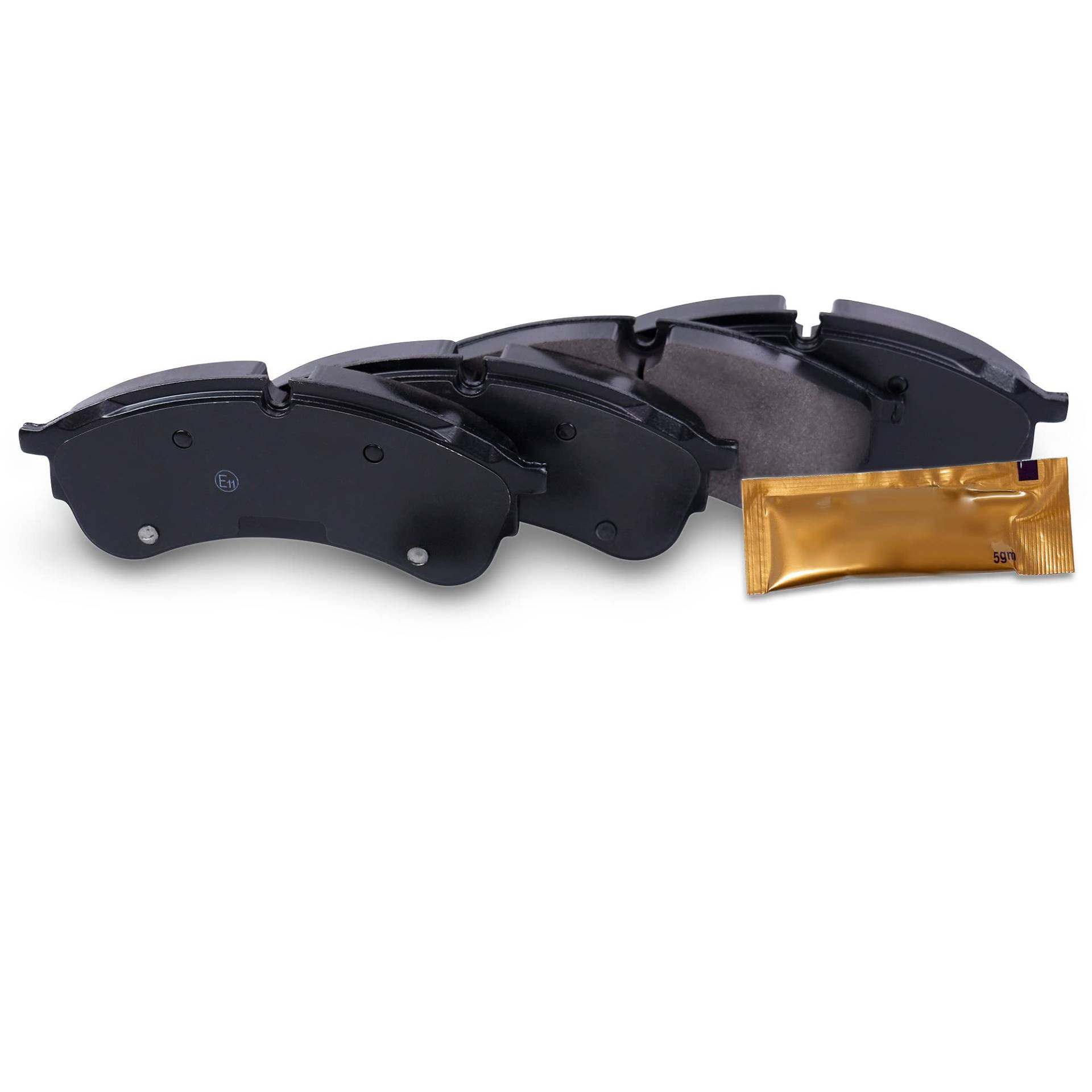 BESTPRICE Bremsbelagsatz Vorderachse, Bremsbeläge Bremsklötze vorne, 4 Stück BESTPRICE Bremsbelagsatz Vorderachse, Bremsbeläge Bremsklötze vorne, 4 Stück von BESTPRICE