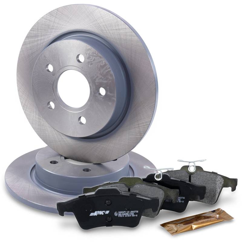 BESTPRICE BESTPRICE Bremsenset Hinterachse inkl. Bremsscheiben Ø 271 mm Voll + Bremsbeläge hinten, Kompatibel mit FORD FOCUS Mk3, FOCUS Mk3 Stufenheck, FOCUS Mk3 Turnier von BESTPRICE