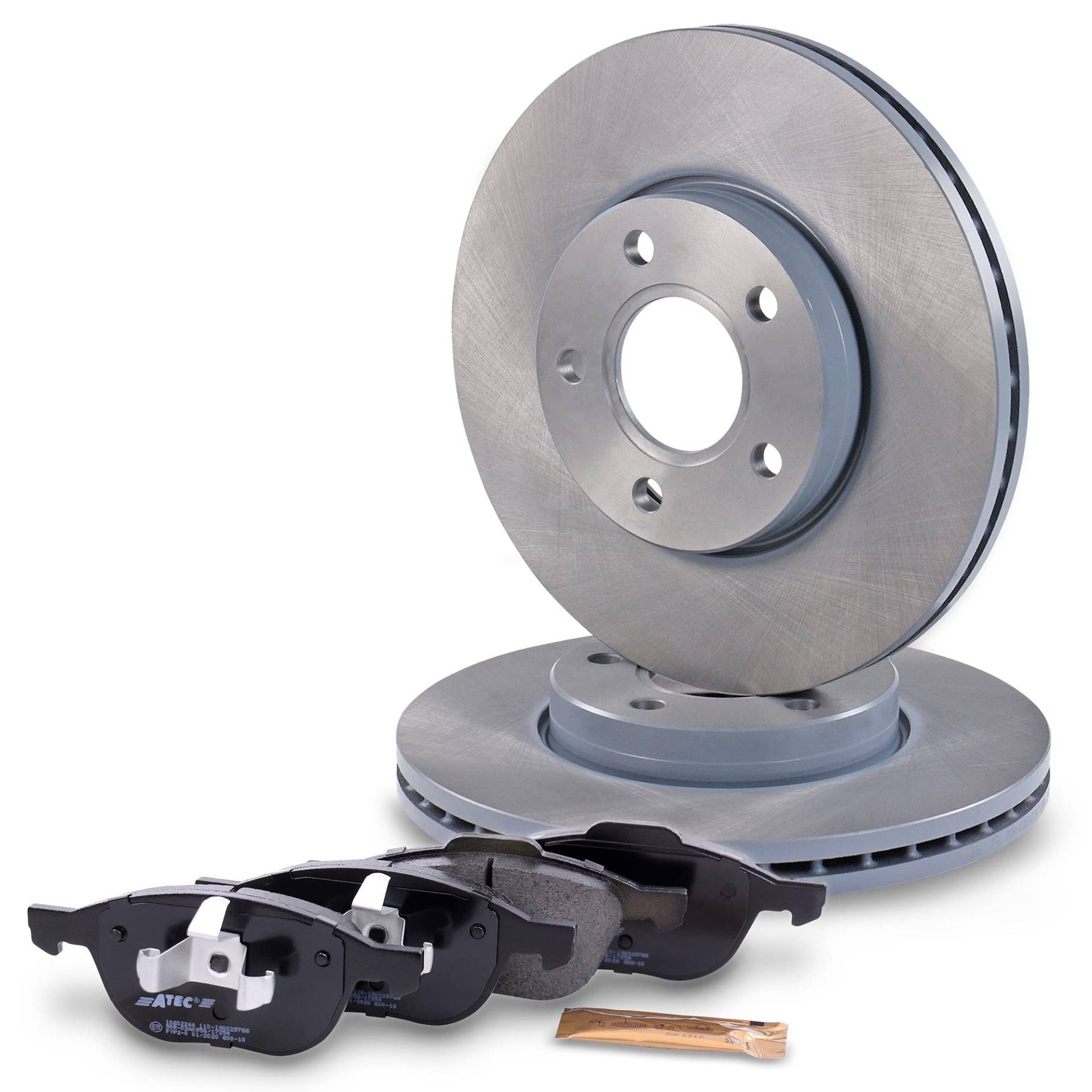 BESTPRICE BESTPRICE Bremsenset Vorderachse inkl. Bremsscheiben Belüftet Ø 278 mm + Bremsbeläge vorne, Kompatibel mit FORD C-MAX II (DXA/CB7, DXA/CEU), FOCUS Mk3 von BESTPRICE