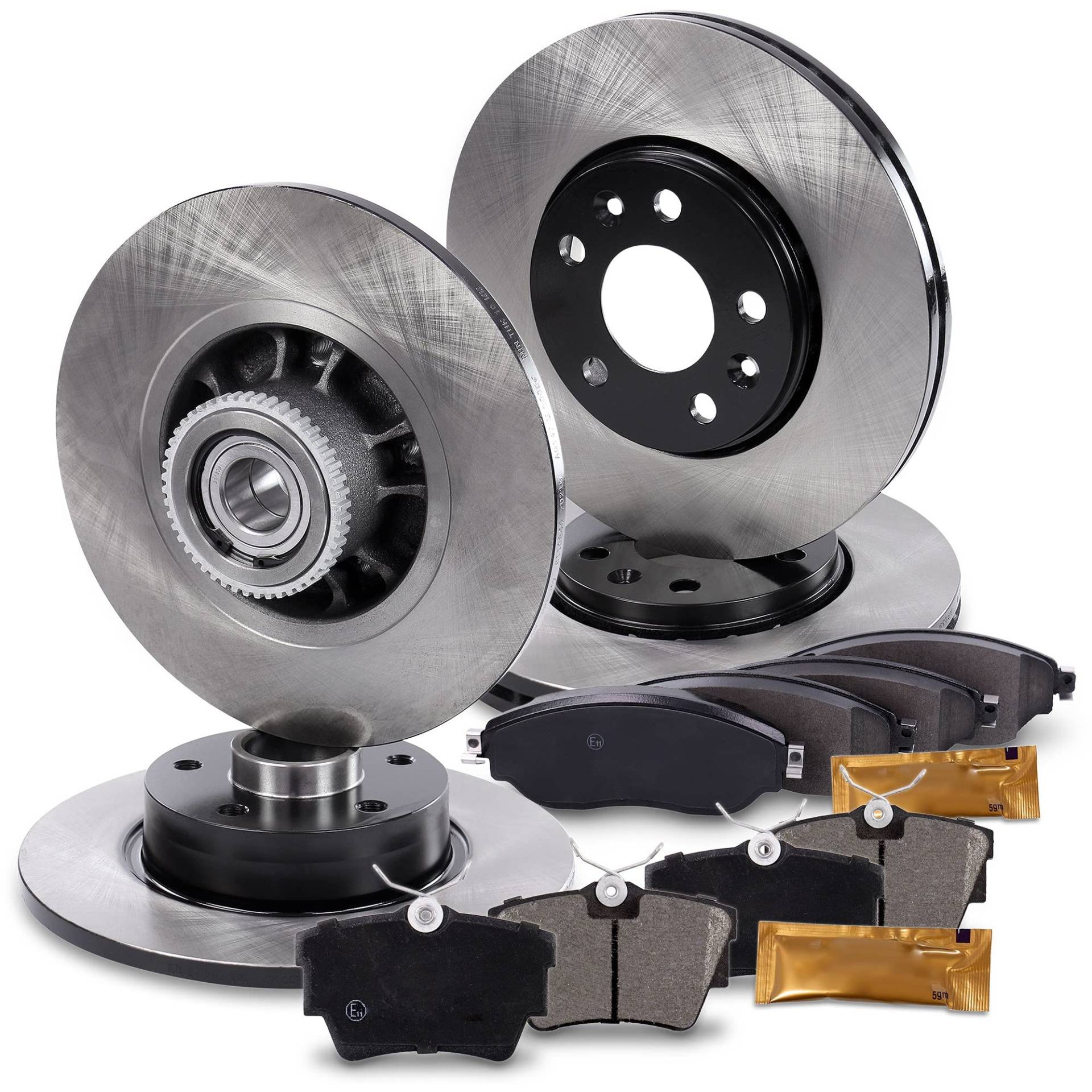 BESTPRICE BESTPRICE Bremsenset inkl. Bremsscheiben vorne Ø 280 mm Belüftet + hinten Ø 296 mm Voll + Bremsbeläge vorne und hinten + Radlager und ABS-Ring BESTPRICE BESTPRICE Bremsenset inkl. Bremsscheiben vorne Ø 280 mm Belüftet + hinten Ø 296 mm Voll + Bremsbeläge vorne und hinten + Radlager und ABS-Ring von BESTPRICE